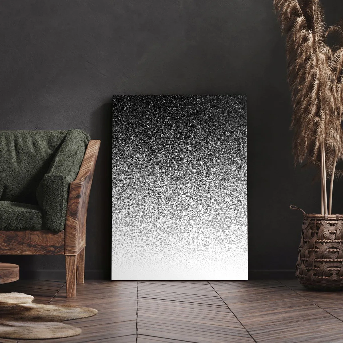 Canvastavla - Bild på duk - Mot ljuset - 65x120 cm