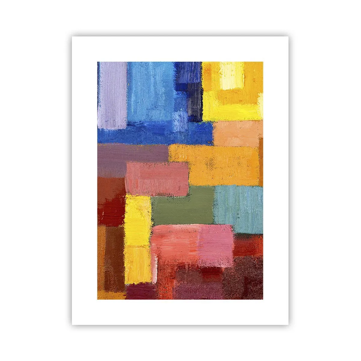 Affisch - Alla olika, alla färgglada - 30x40 cm