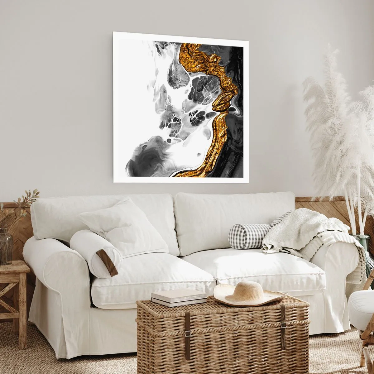 Affisch - Organisk komposition - 50x50 cm