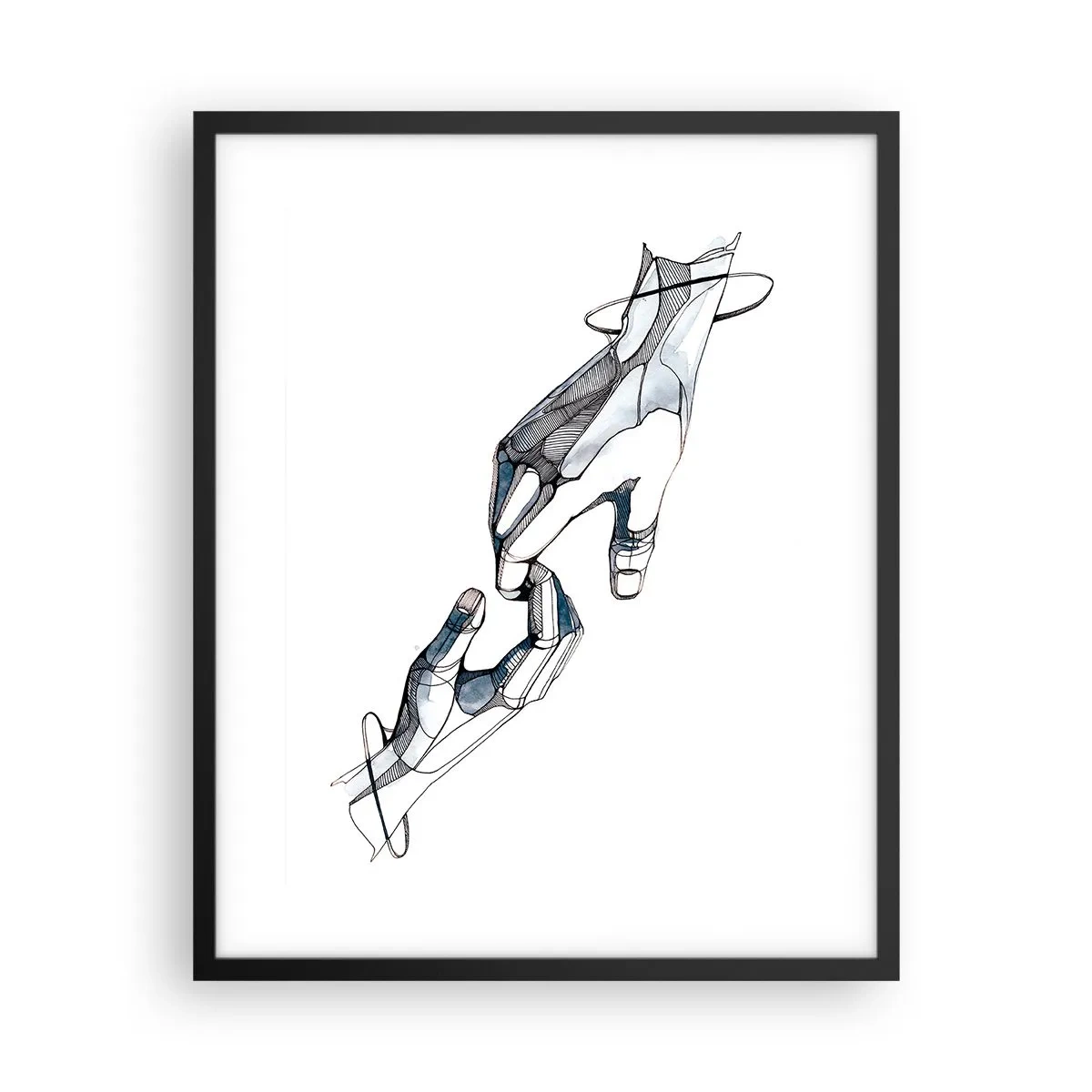 Affisch i svart ram - God gest - 40x50 cm