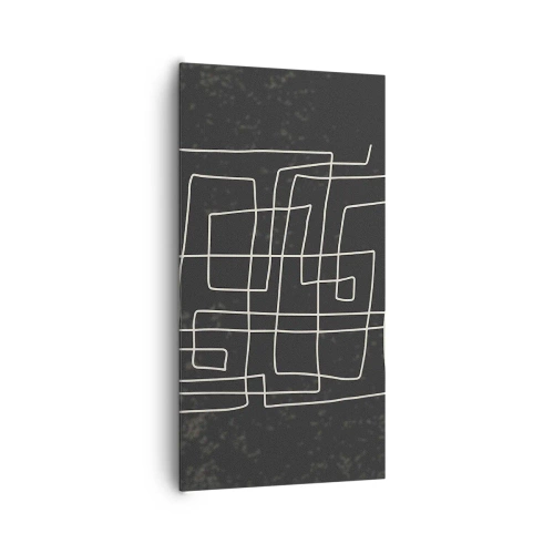 Canvastavla - Bild på duk - Inte så enkelt - 65x120 cm