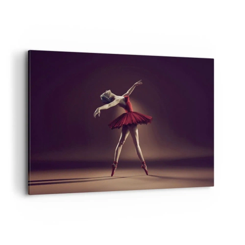Canvastavla - Bild på duk - Prima ballerina - 120x80 cm
