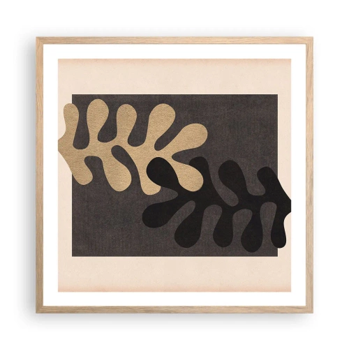 Affisch i ram av ljusek - Brist och komplettering - 60x60 cm