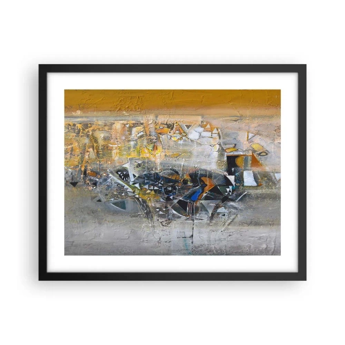 Affisch i svart ram - Allt blir bra - 50x40 cm