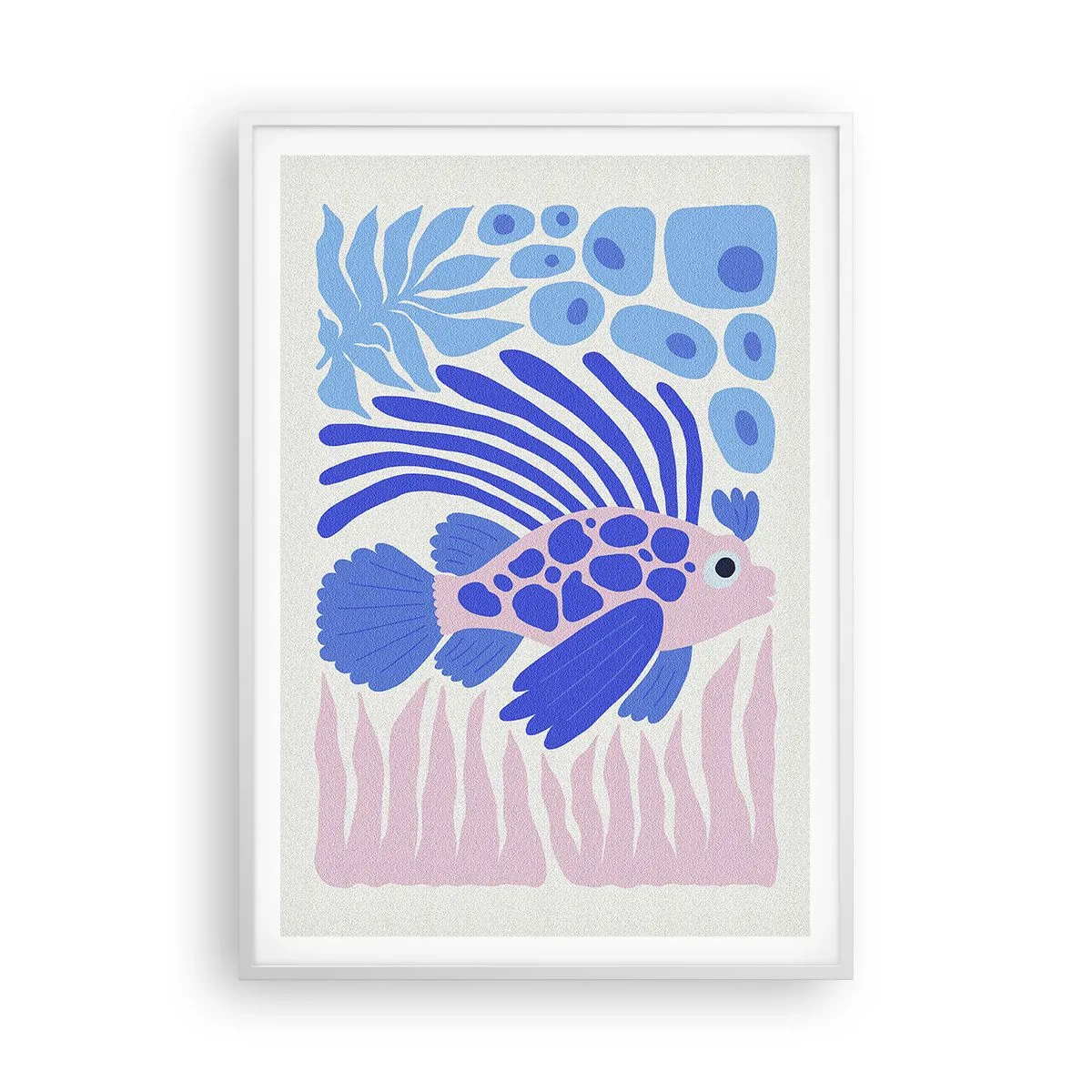 Affisch i vit ram - I sitt rätta miljö - 70x100 cm