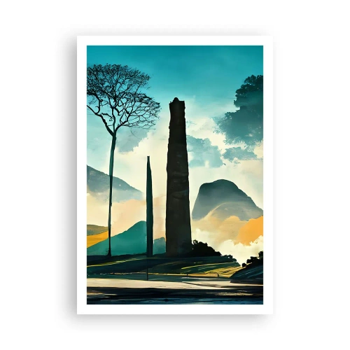 Affisch - Fortfarande högre och högre - 70x100 cm