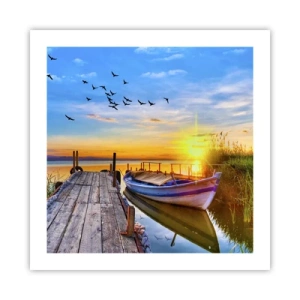 Affisch - Adjö, vi ses imorgon - 50x50 cm