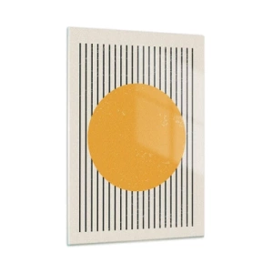 Glastavla - Bild på glas - Enkelhetens kraft - 50x70 cm