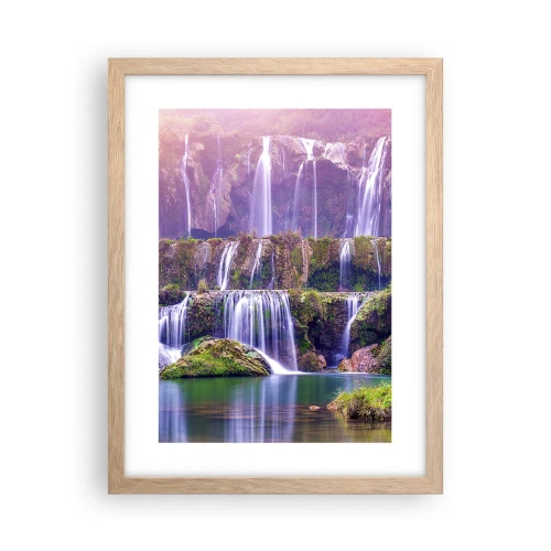 Affisch i ram av ljusek - Trappan till himlen - 30x40 cm