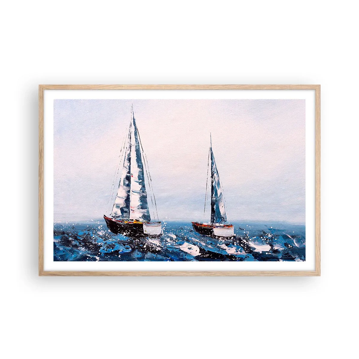 Affisch i ram av ljusek - Vindens broderskap - 91x61 cm