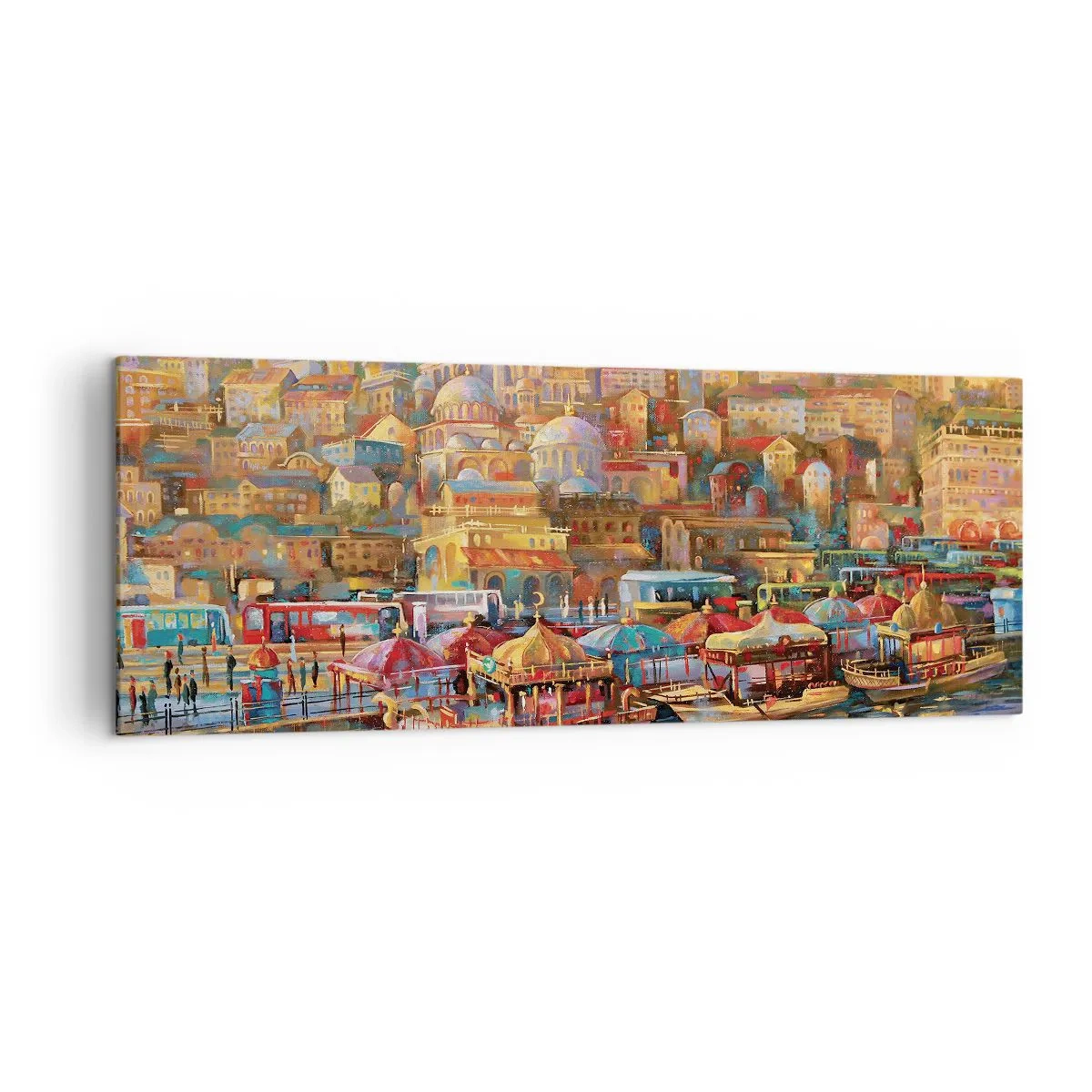 Canvastavla - Bild på duk - Istanbul-berättelse - 140x50 cm