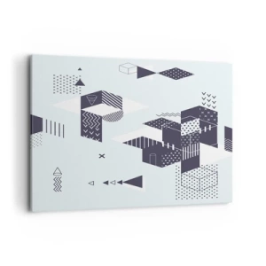 Canvastavla - Bild på duk - I matematikerns själ - 100x70 cm