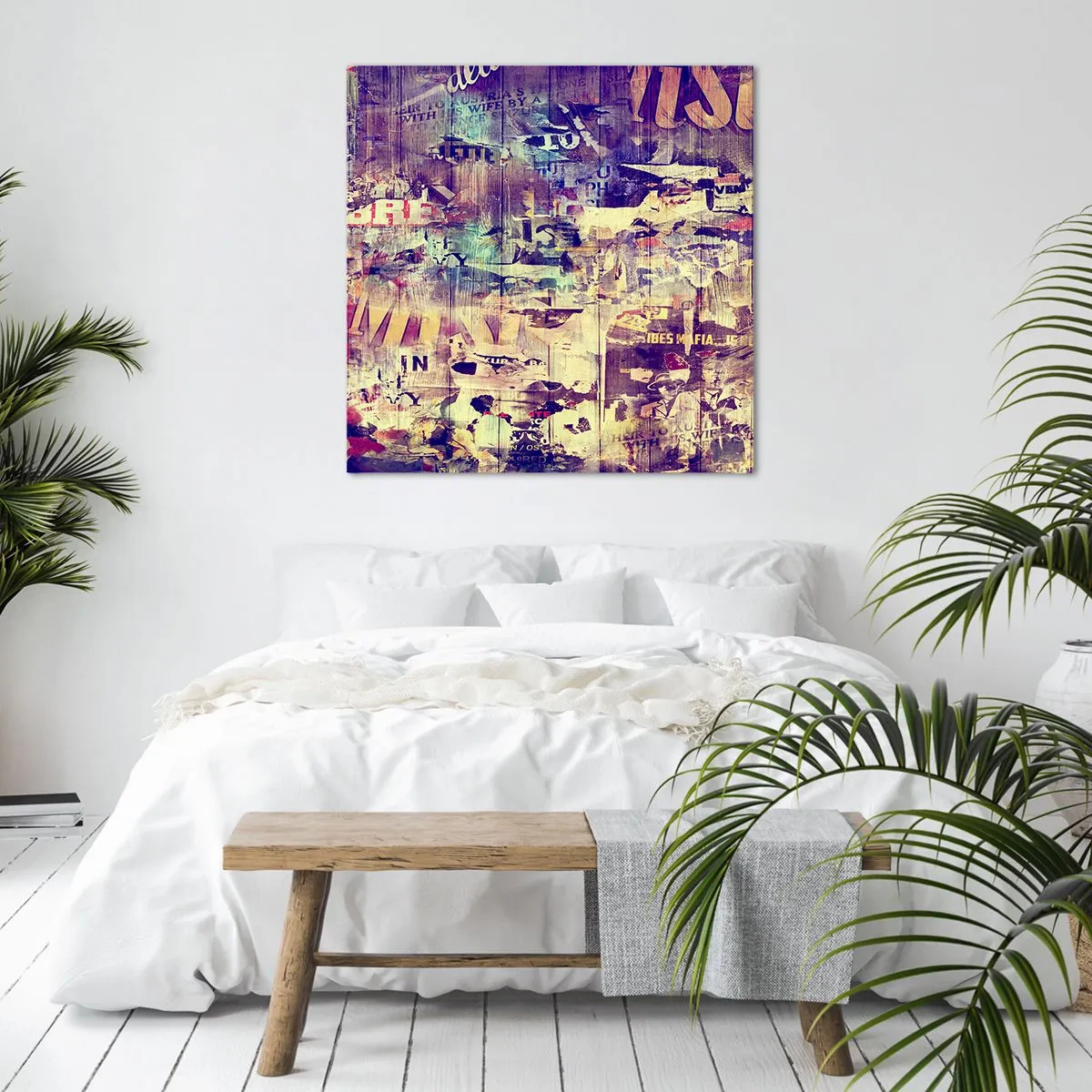 Canvastavla - Bild på duk - Och så mycket blir det klar - 40x40 cm