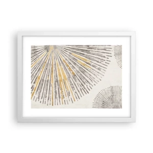 Affisch i vit ram - Radiens skönhet - 40x30 cm