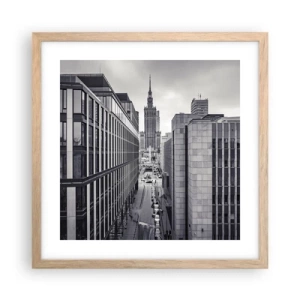 Affisch i ram av ljusek - Warszawadalen - 40x40 cm