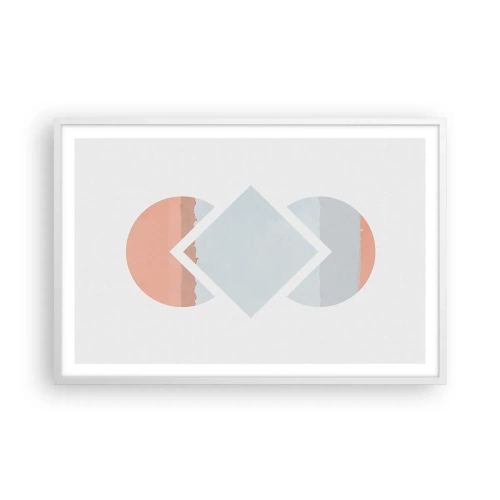Affisch i vit ram - Situationen är klar - 91x61 cm