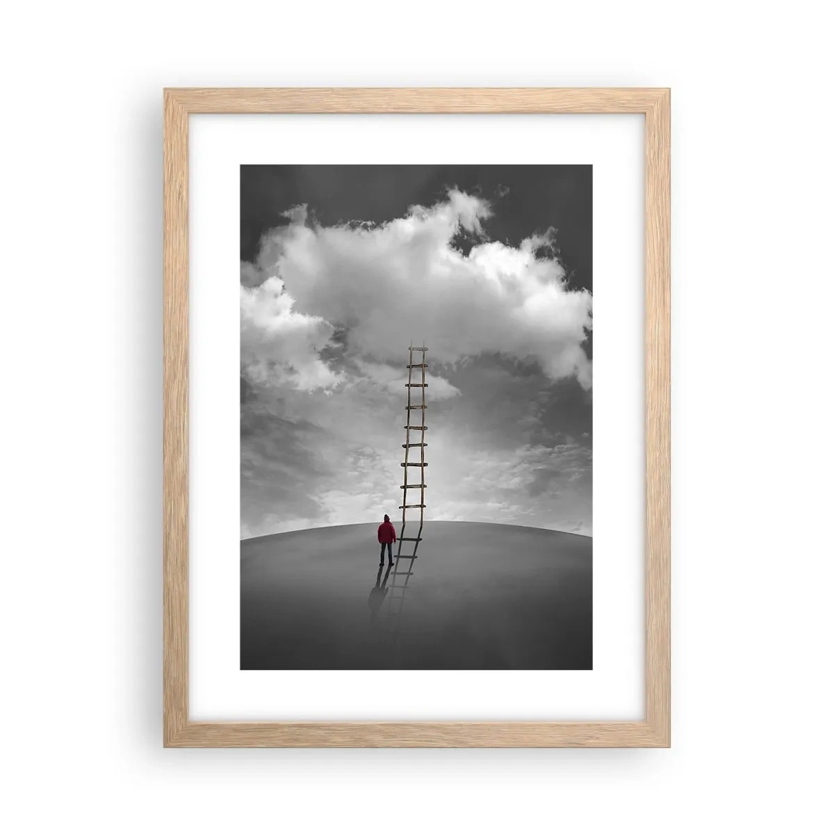 Affisch i ram av ljusek - Allt är möjligt - 30x40 cm