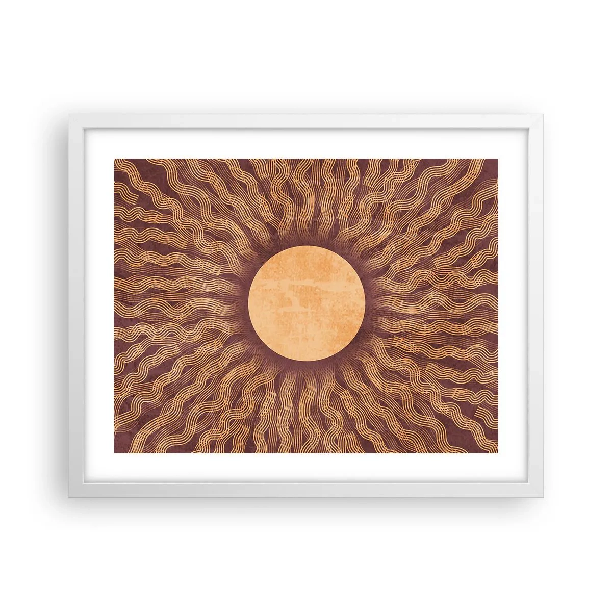 Affisch i vit ram - Solikon - 50x40 cm