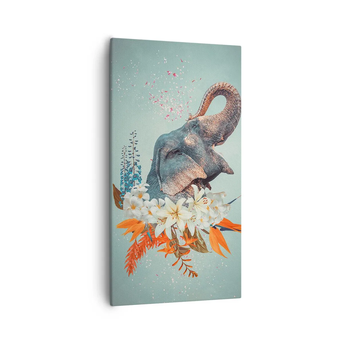 Canvastavla - Bild på duk - Glädjens vrål - 55x100 cm