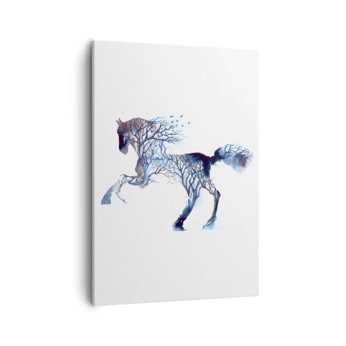 Canvastavla - Bild på duk - Som om skogen rört sig - 50x70 cm