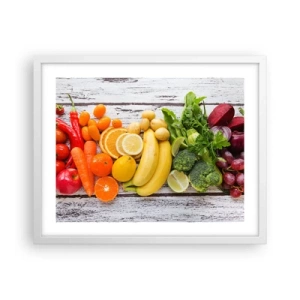 Affisch i vit ram - Räcker det inte? - 50x40 cm