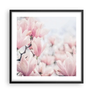 Affisch i svart ram - Perfekt subtilitet - 50x50 cm