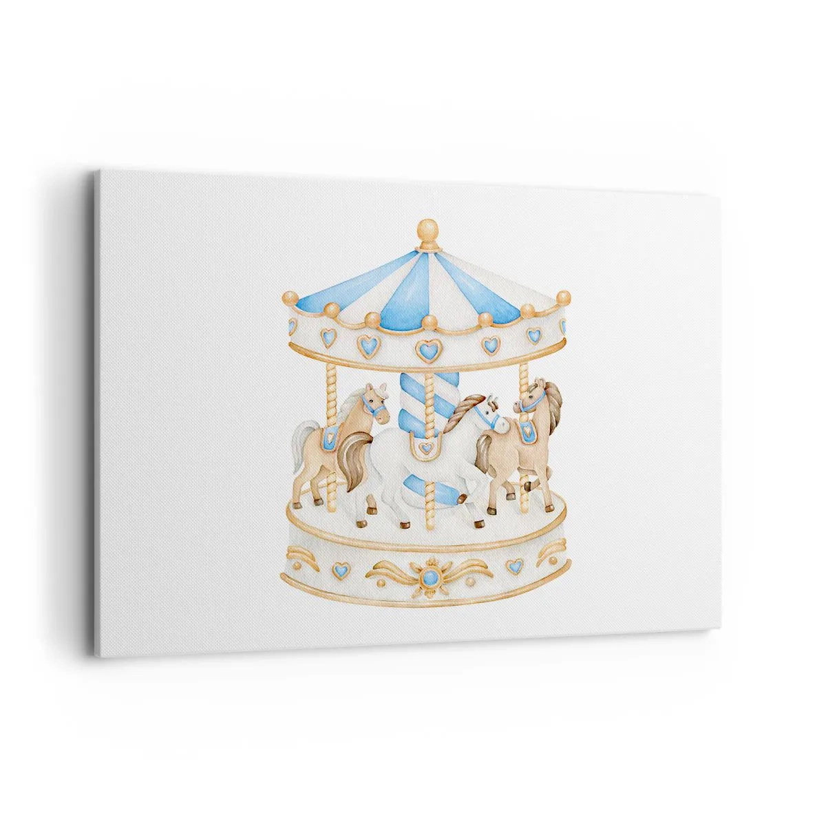 Canvastavla - Bild på duk - En ljuvlig barndom - 100x70 cm