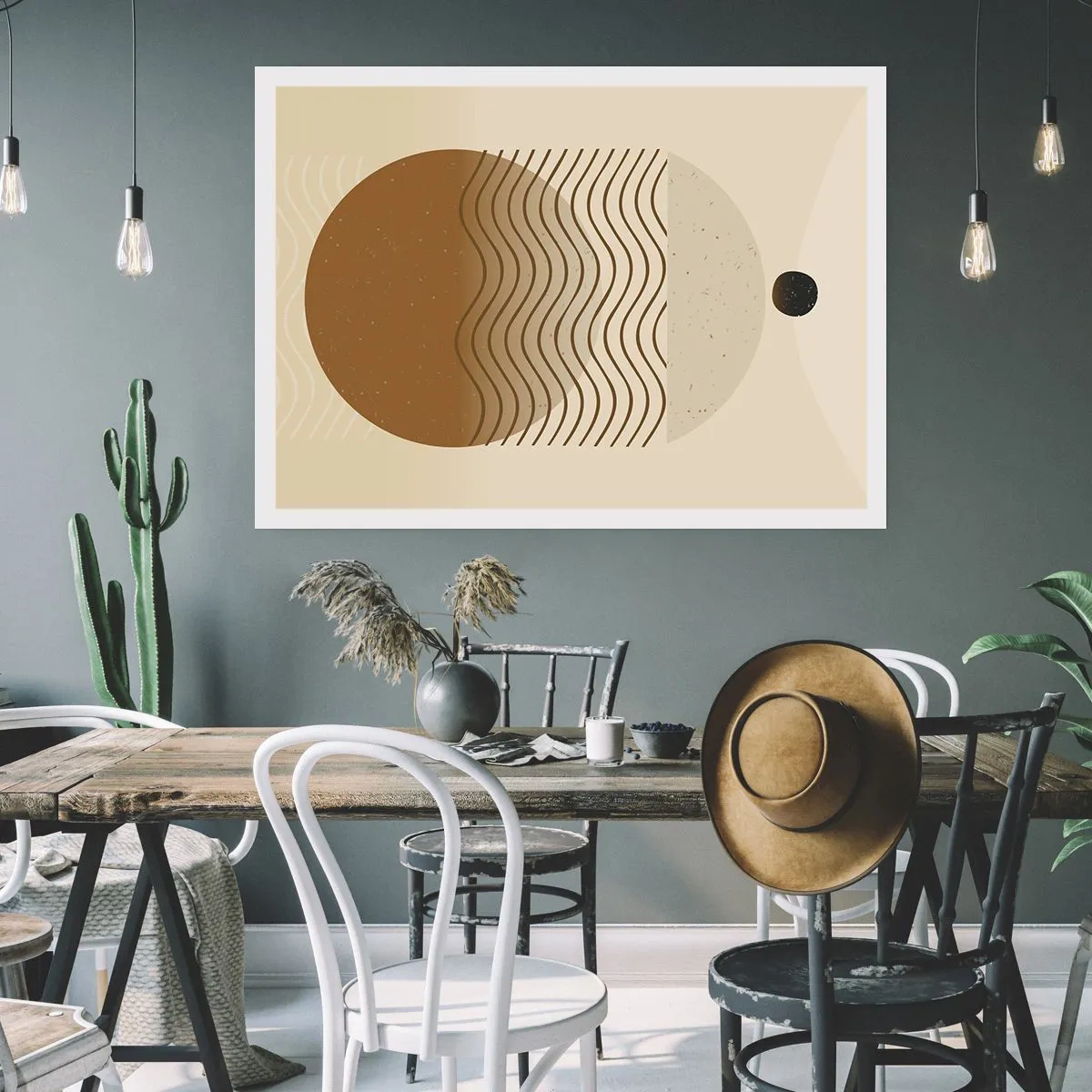 Affisch - Om geometriska figurers ursprung - 70x50 cm