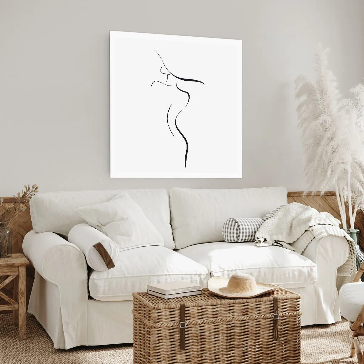 Affisch - Svårfångad som en våg - 60x60 cm