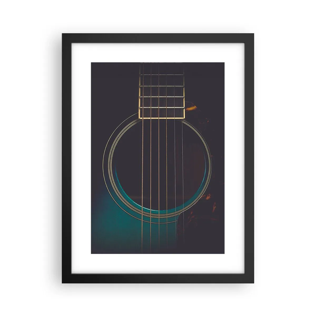 Affisch i svart ram - Ett ögonblick innan det ljuder - 30x40 cm