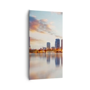 Canvastavla - Bild på duk - Paris monumentala lugn - 65x120 cm