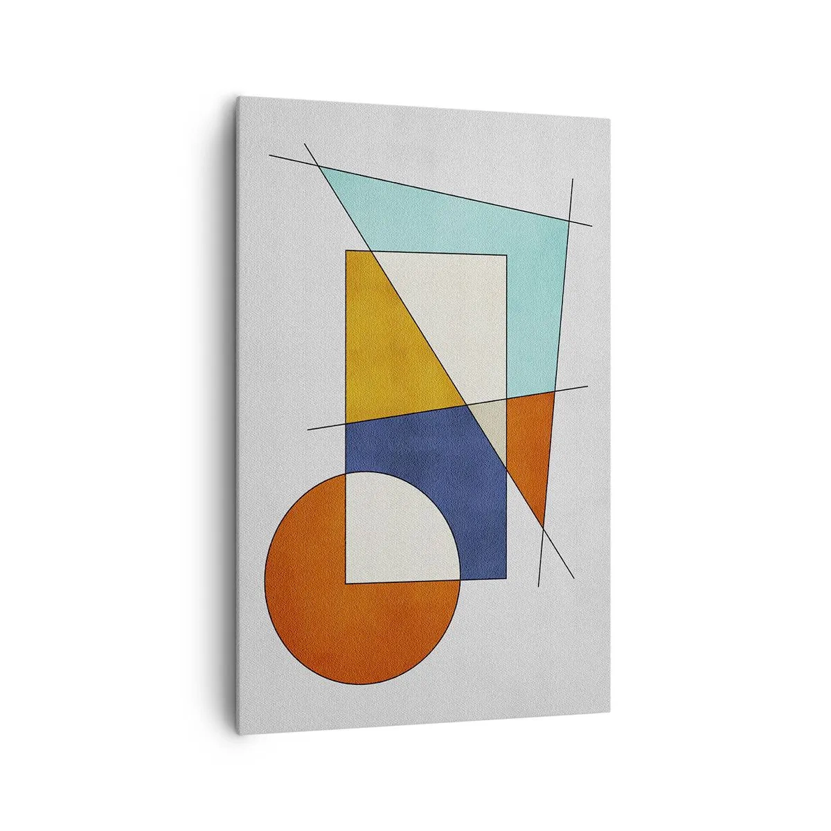 Canvastavla - Bild på duk - Abstraktion: modernistiskt nöje - 80x120 cm