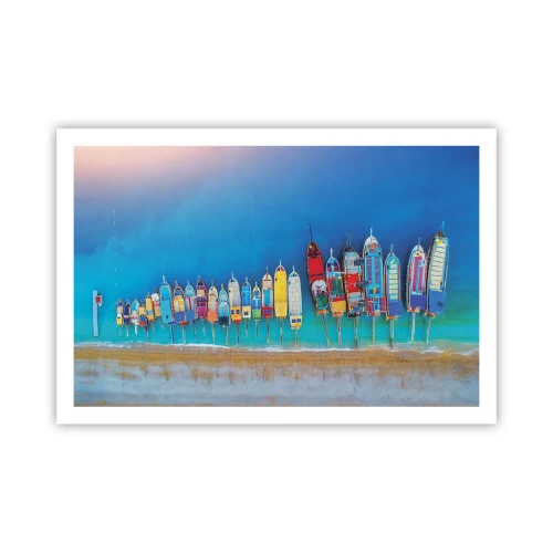 Affisch - Ur fågelperspektivet - 91x61 cm