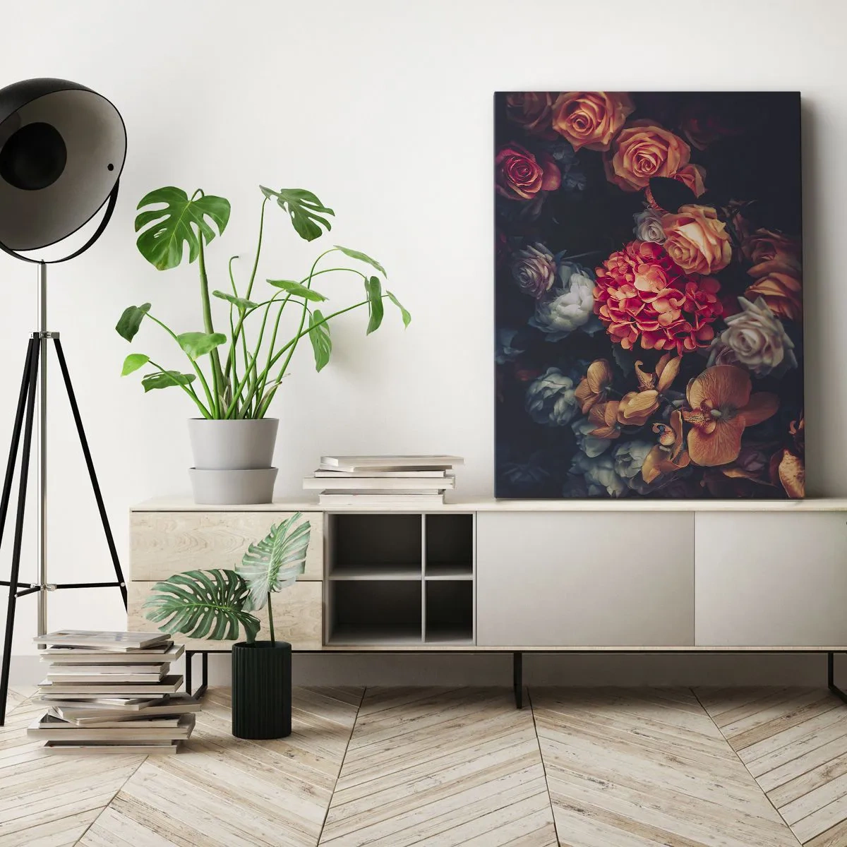 Canvastavla - Bild på duk - Som hos de holländska mästarna - 50x70 cm