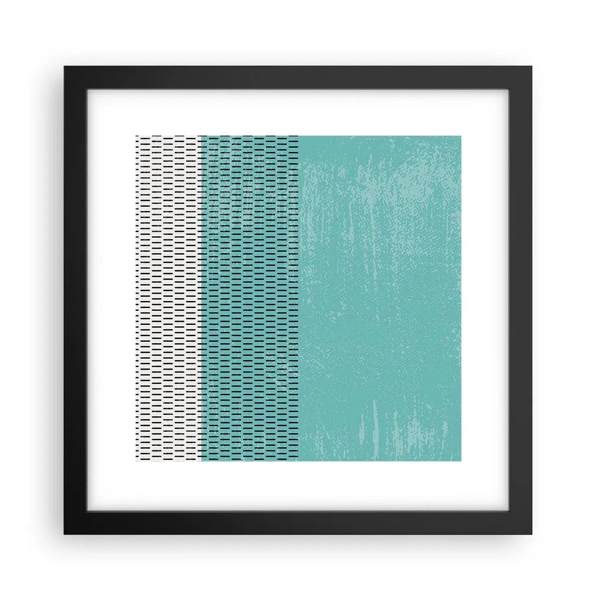 Affisch i svart ram - Balanserad komposition - 30x30 cm