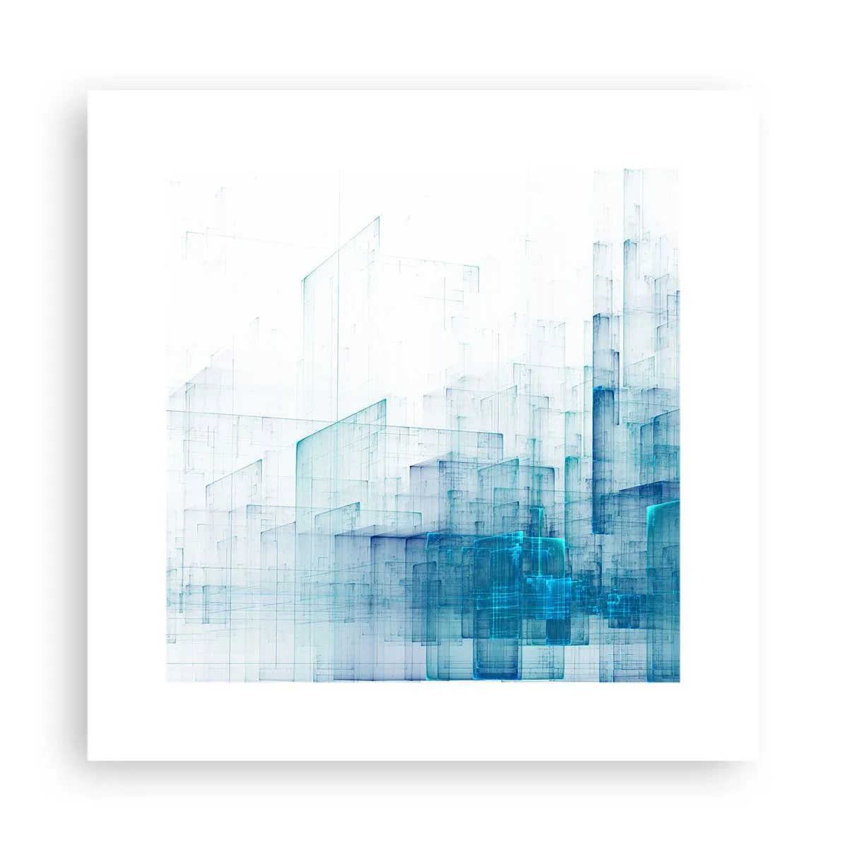 Affisch - Hur utrymmet blev till - 30x30 cm