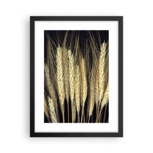 Affisch i svart ram - Rustik magi - 30x40 cm