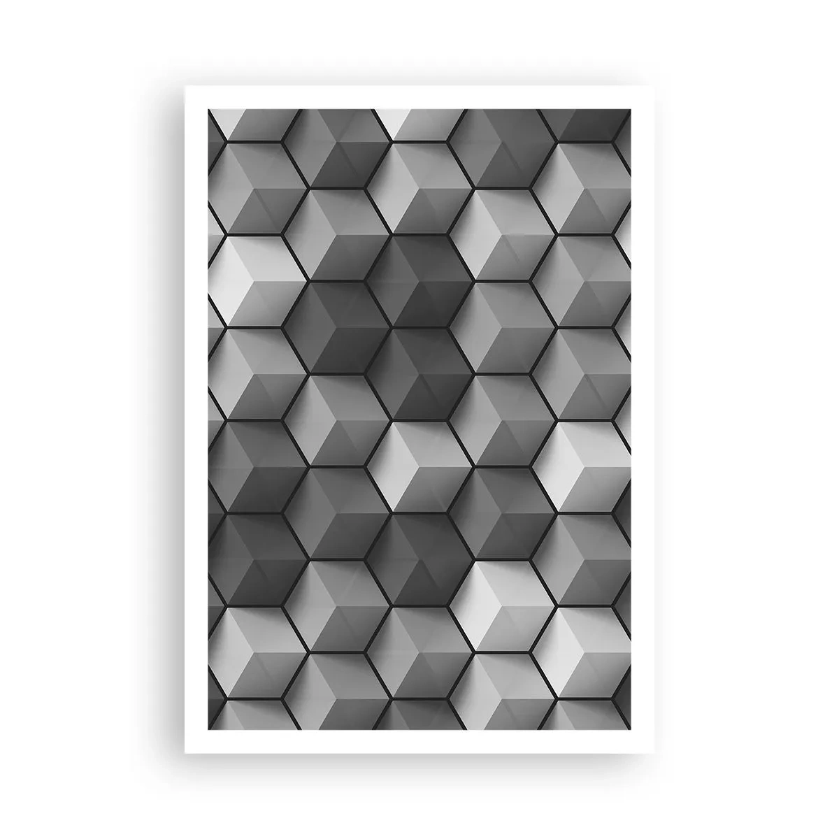 Affisch - Kubistiskt pussel - 70x100 cm