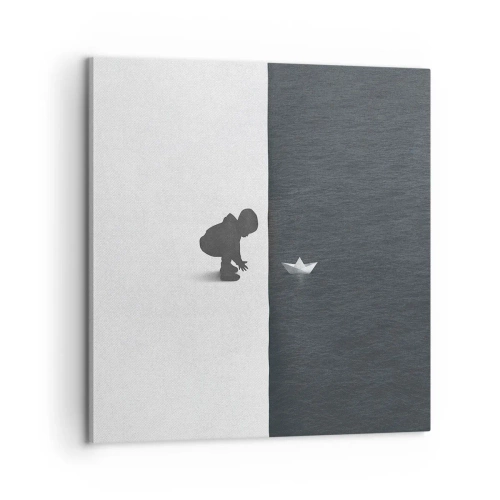 Canvastavla - Bild på duk - En stor expedition - 60x60 cm