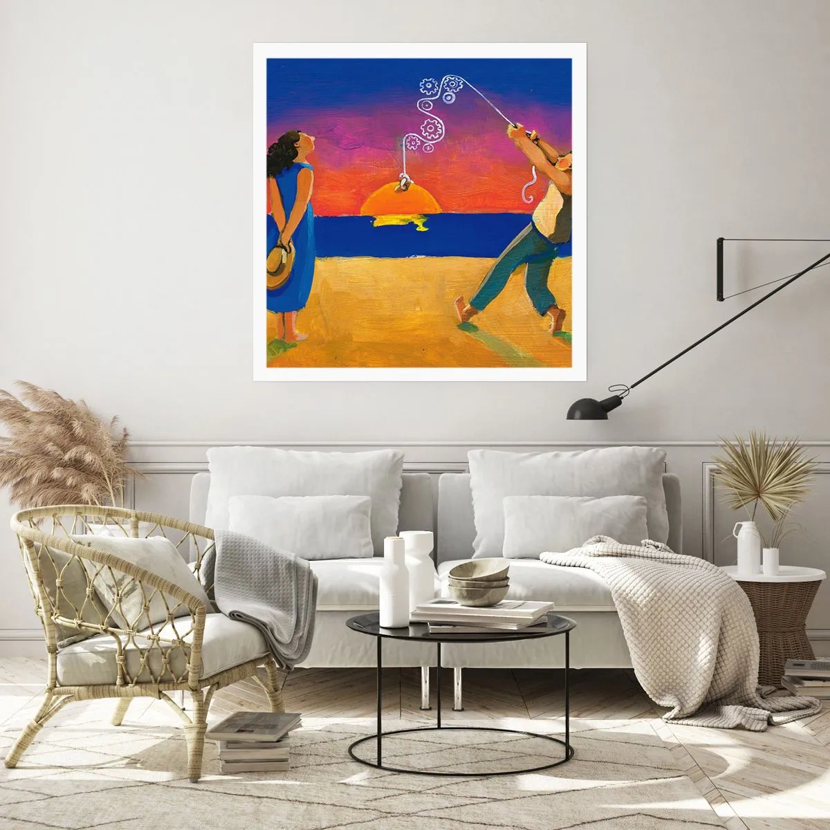 Affisch - Mer än en stjärna från himlen - 50x50 cm