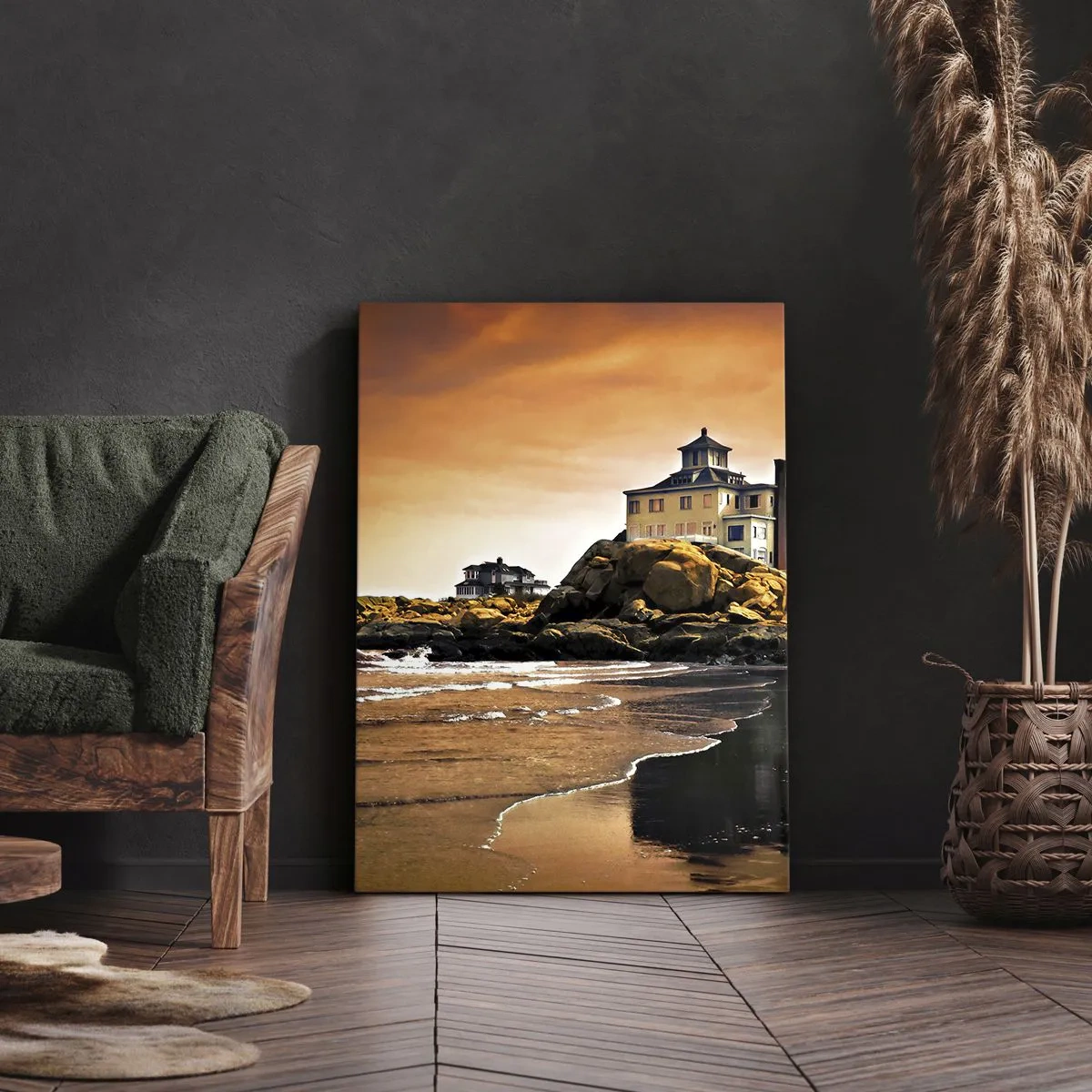 Canvastavla - Bild på duk - Västkustens elegans - 50x70 cm