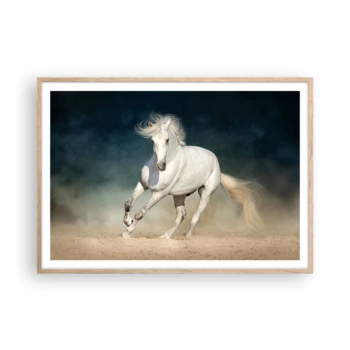 Affisch i ram av ljusek - Frihet i ett rent tillstånd - 100x70 cm