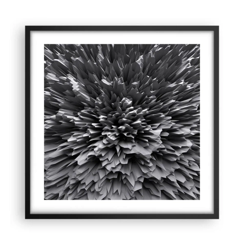 Affisch i svart ram - Det kan inte bli vassare än så här - 50x50 cm