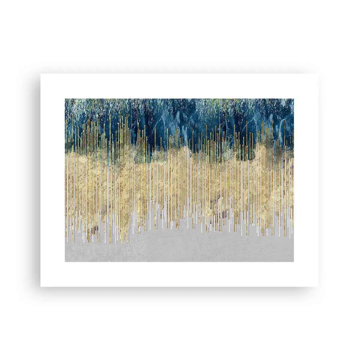 Affisch - Förgylld gräns - 40x30 cm