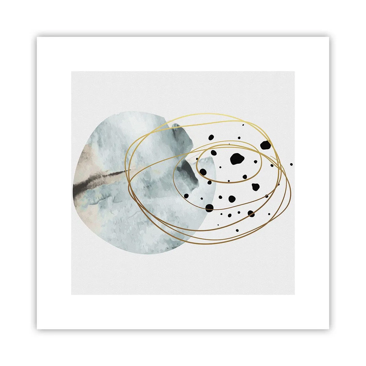 Affisch - I rummets famn - 30x30 cm