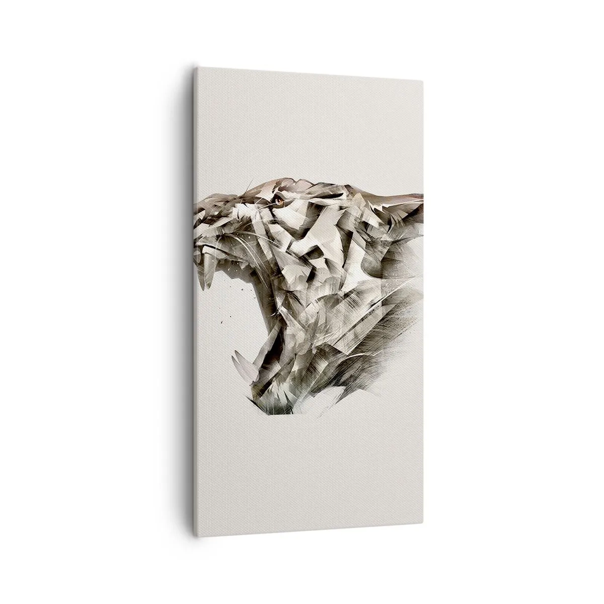 Canvastavla - Bild på duk - Nu vet du vem som styr - 55x100 cm