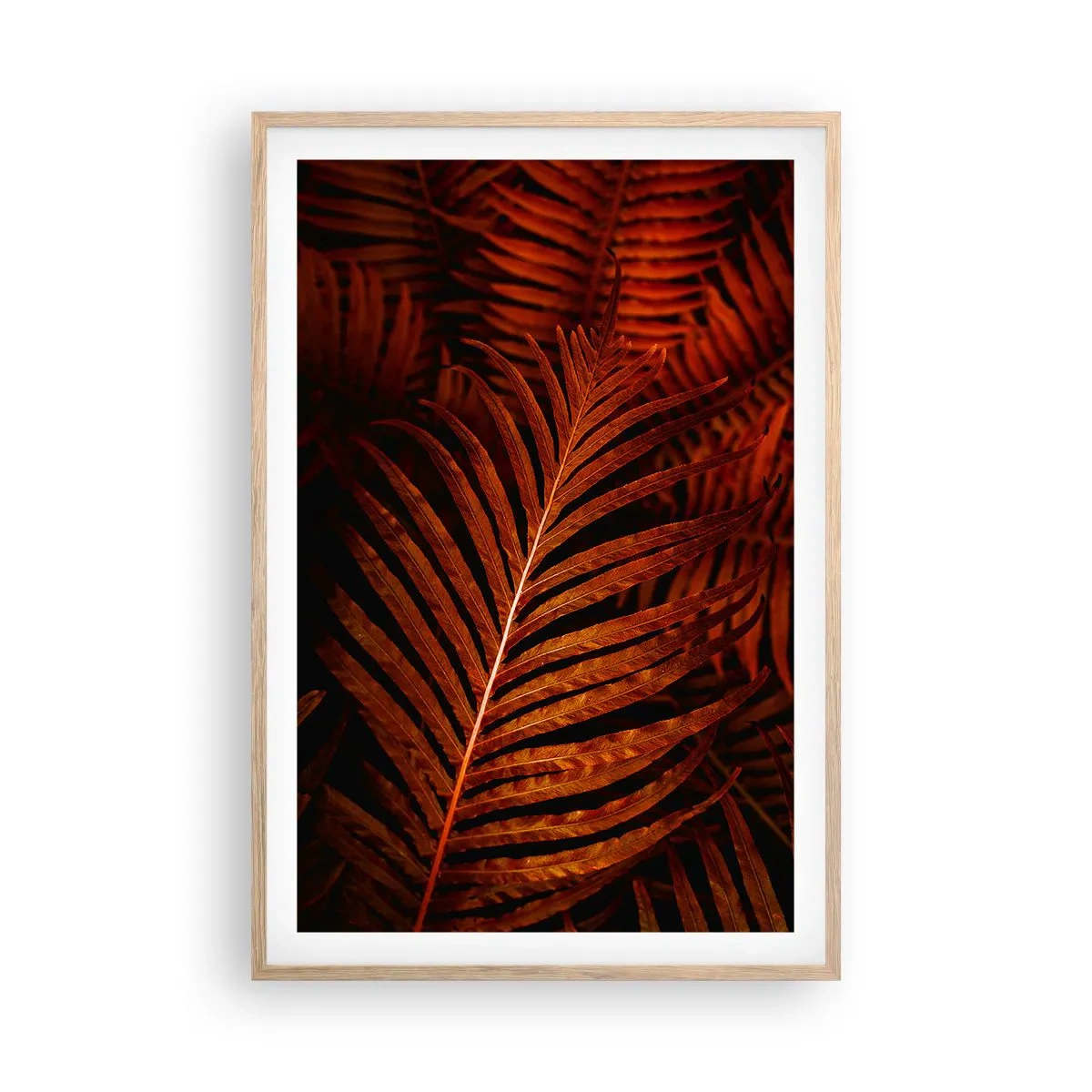 Affisch i ram av ljusek - Livets glöd - 61x91 cm