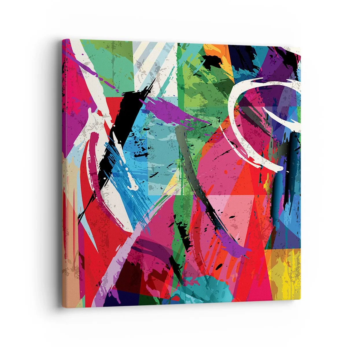 Canvastavla - Bild på duk - Snabbt och livligt - 40x40 cm