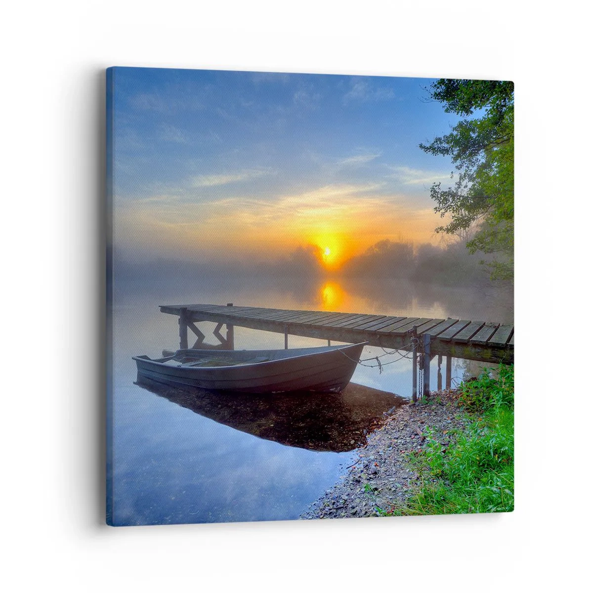 Canvastavla - Bild på duk - Det vanliga förvandlas till det magiska - 40x40 cm