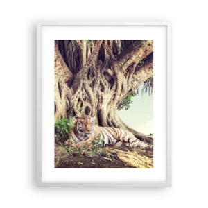 Affisch i vit ram - Vi från Första Moseboken - 40x50 cm